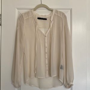 Cream Blouse